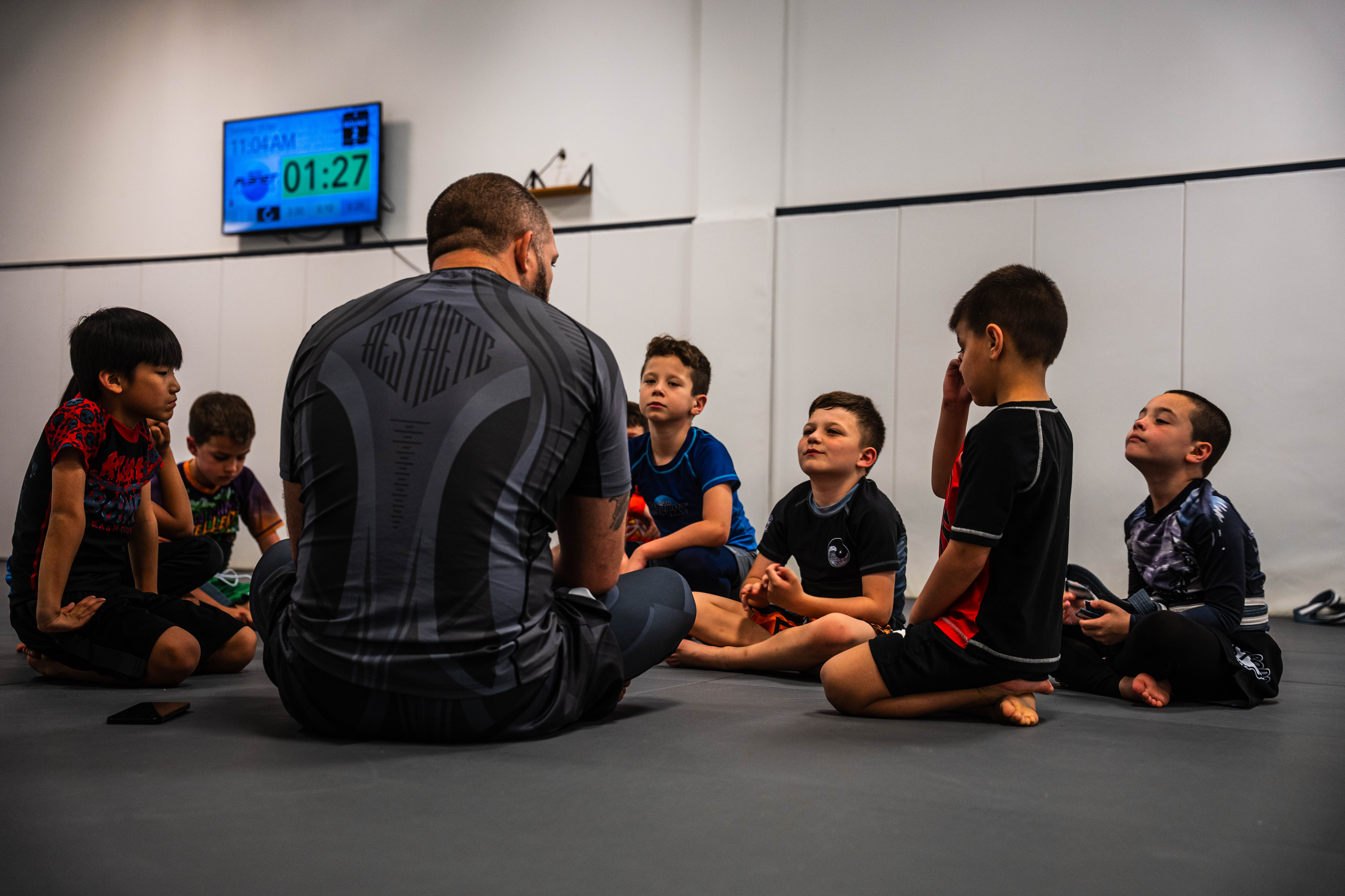 Kids jiu-jitsu class at 10th Planet Long Island